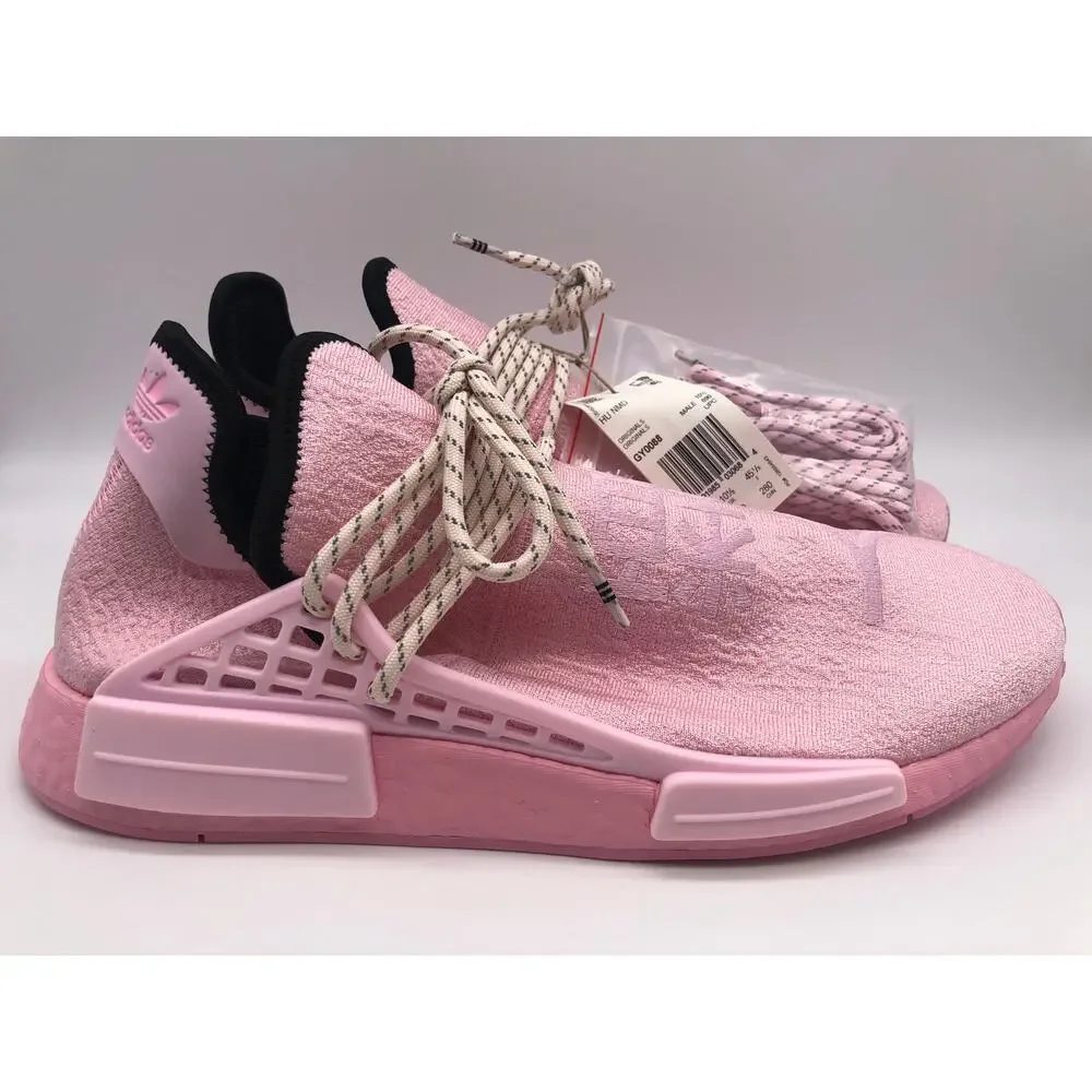 adidas Men's NMD HU Human Race x Pharrell Pink 2021 GY0088 Size 11 NIB